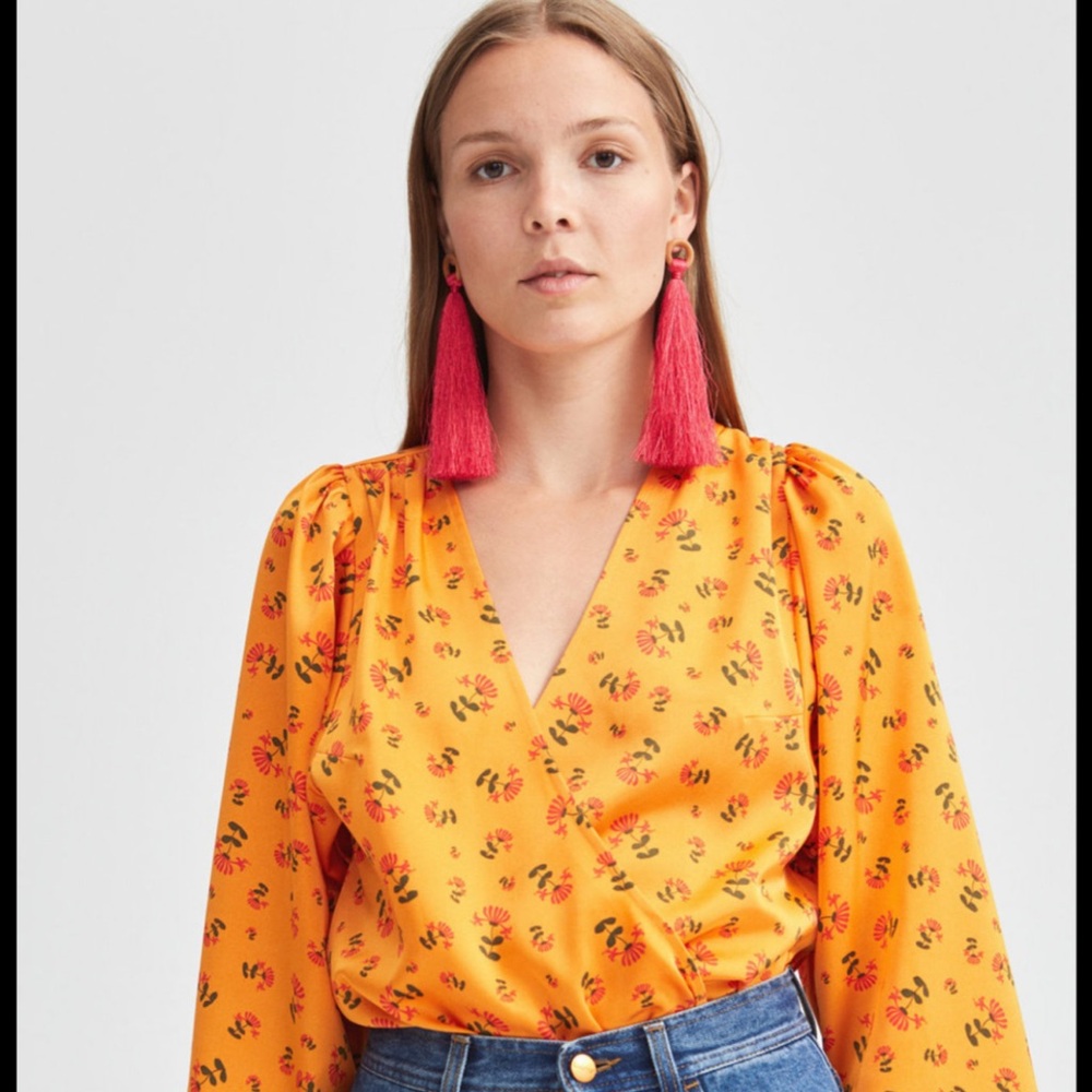 Rodebjer benessa wrap top